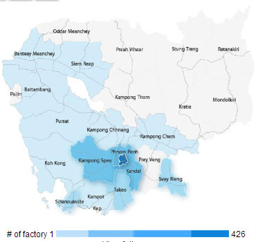 Business Portal factory supply chain map