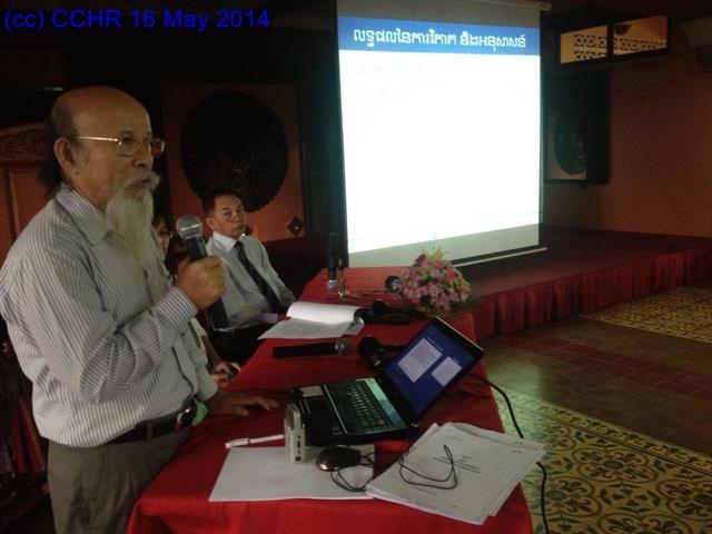 CCHR and Partners Press Conference on Draft Law