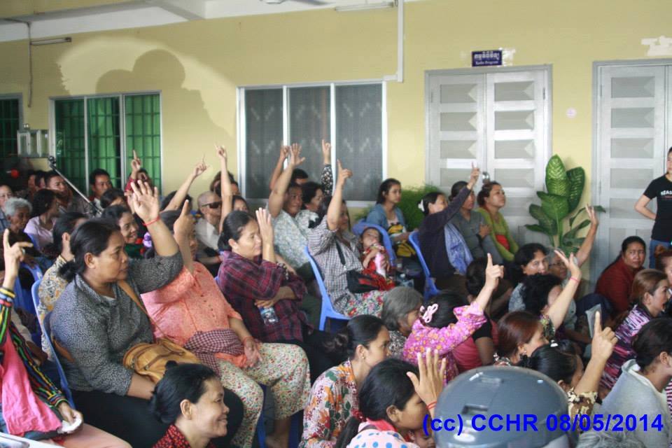Meeting with the Borey Kaila community on 08 May 2014