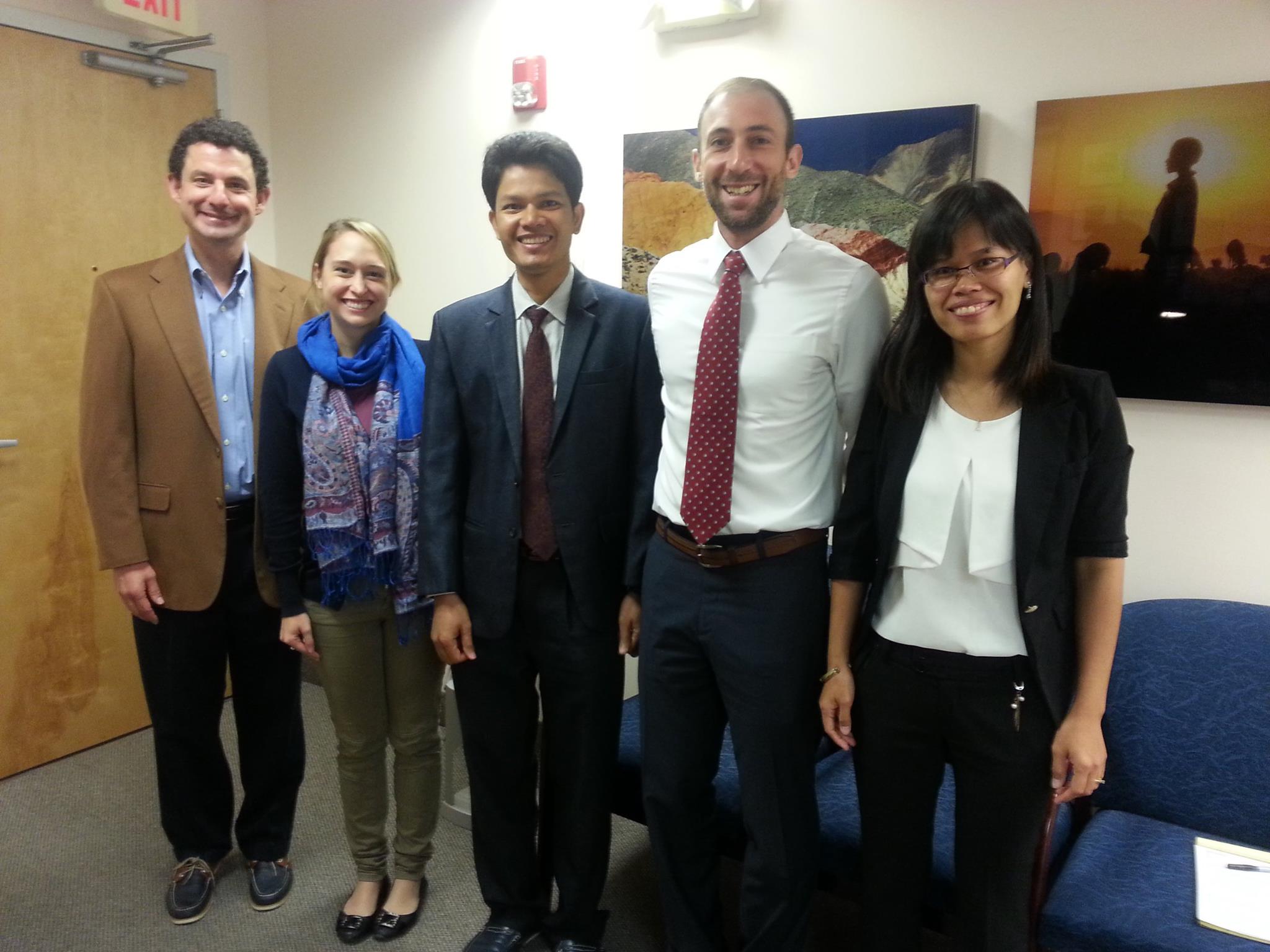 A group of three organisations jointly attended a mission in the United State of America