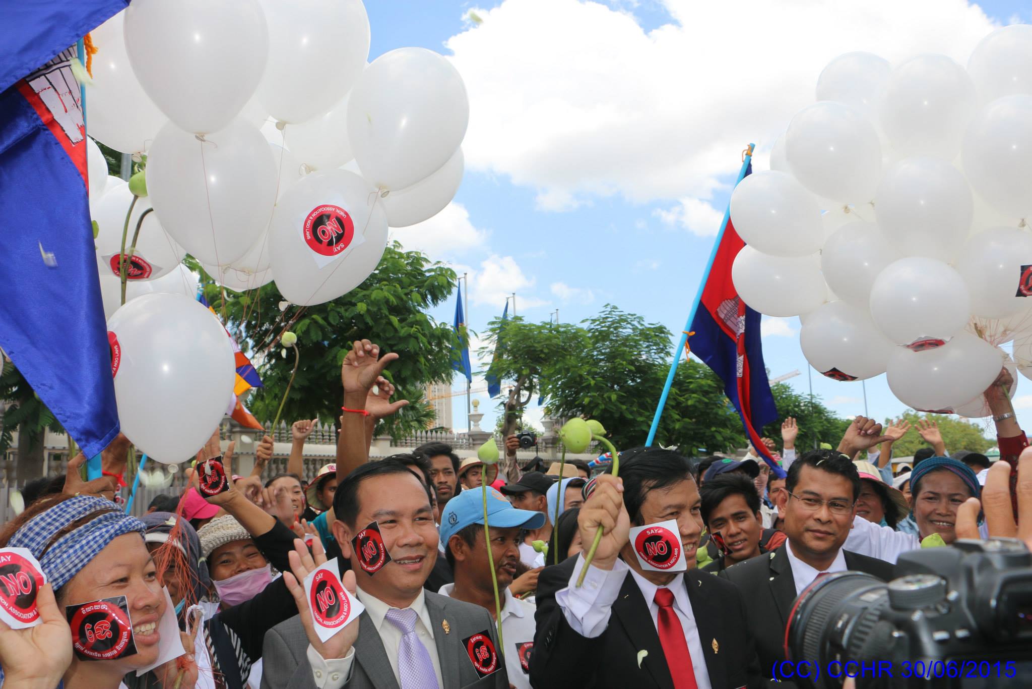 The Marches of Saying “NO” to LANGO on 30 June 2015