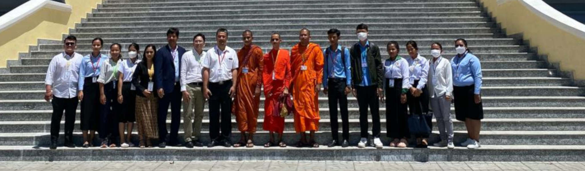 The court visit of students who attended a mentoring program on FTR on 21 June 2023.