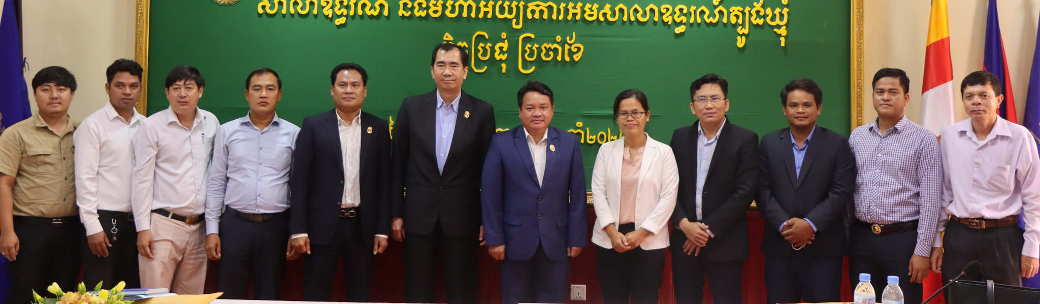 The meeting with representatives from Tboung Khmum Appeal Court to present FTR's project and discuss trial monitoring plans on 15 July 2022.