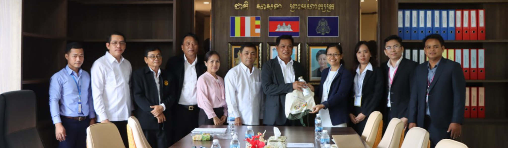 The meeting with representatives from the Preah Sihanouk Court of Appeal to present the findings of trial monitoring on 28 March 2023.