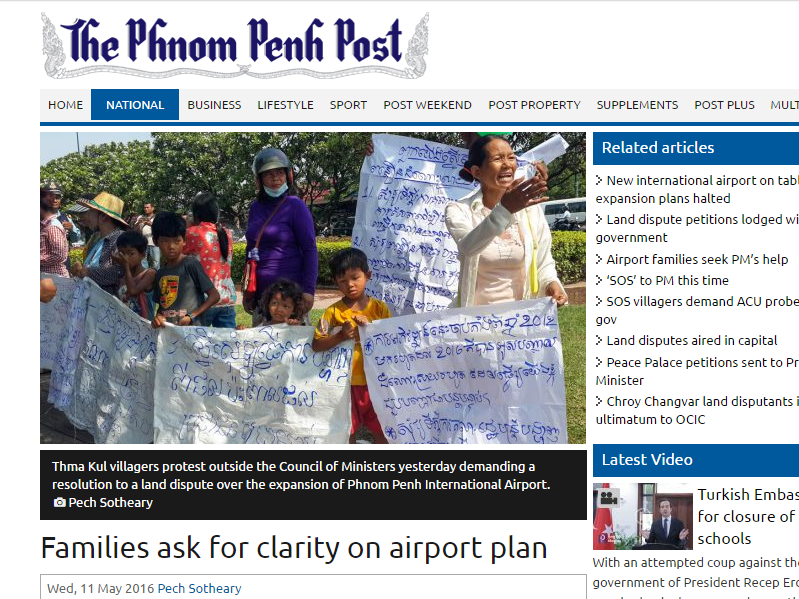 Families ask for clarity on airport plan