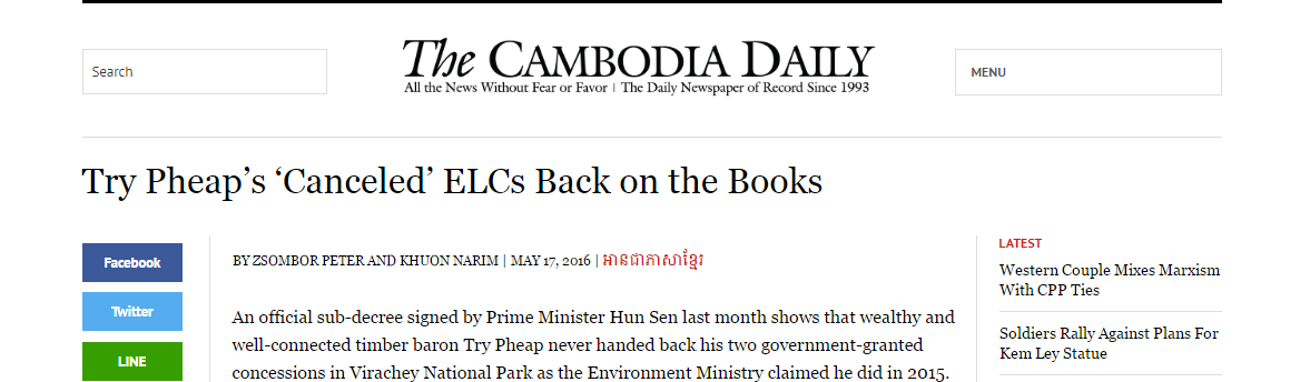 Try Pheaps ‘Canceled ELCs Back on the Books