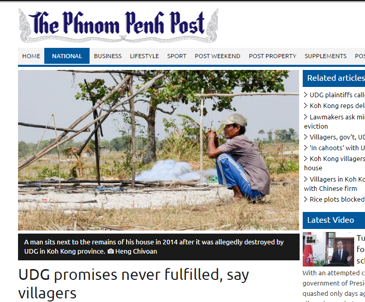 UDG promises never fulfilled, say villagers