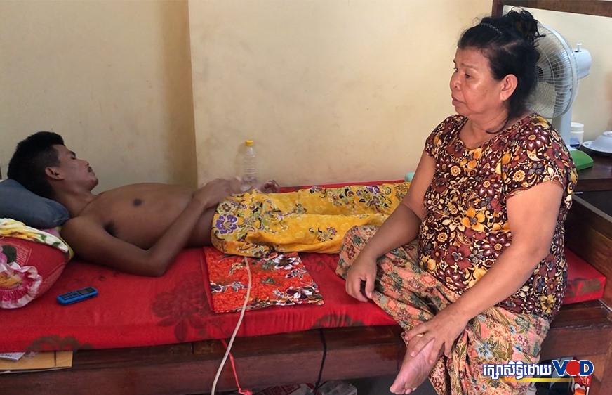 បុរសត្រូវគ្រាប់កាំភ្លើងក្នុងជម្លោះដីធ្លីនៅខេត្តព្រះសីហនុ នៅតែបន្ត​ស្ពឹក​ត្រឹមដើមទ្រូងចុះ​ក្រោម​