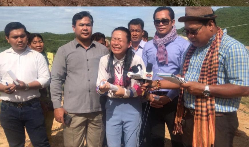សកម្មជនបក្សកាន់អំណាចនៅខេត្ត​កំពង់ស្ពឺ ចោទទាហានថា រំលោភយកដីគាត់ទាំងមានបណ្ណកម្មសិទ្ធិ