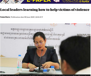 Local leaders learning how to help victims of violence