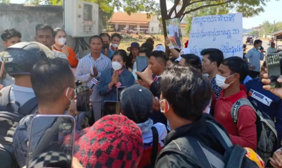 ពលករខែ្មរមកពីកូរ៉េ និងពលរដ្ឋតវ៉ាទាមទារឱ្យក្រុមហ៊ុន ប្រ៊ីលាន ស៊ីធី សងលុយវិញ
