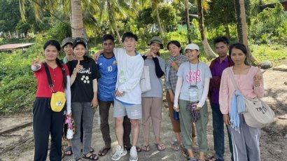 អាជ្ញាធរ​រារាំង​មិន​ឲ្យ​ក្រុម​យុវជន​ចលនា​មាតា​ធម្មជាតិ​ចូល​ទៅ​ទស្សនា​ទឹកជ្រោះ​នៅ​កោះកុង​ក្រៅ