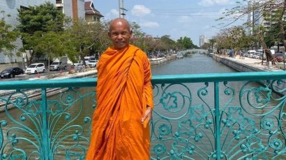 តេជគុណសំ គឹមសាធ៖ដំណើរធម្មយាត្រាគ្មានរឿងនយោបាយ​និងដើម្បីលើកកម្ពស់សីលធម៌សង្គម