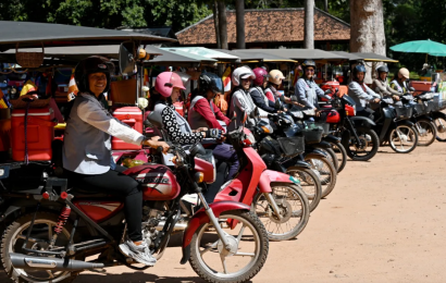 Cambodia’s female tuk-tuk drivers fight prejudice on road to equality