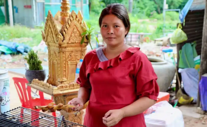 Srey runs a restaurant near Angkor Wat. She and thousands of others like her have been told to leave