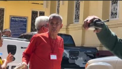 Cambodian activist who spoiled election ballot sentenced to 3 years