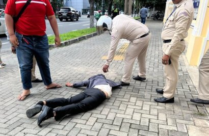 Cambodian man beaten for second time in protest of school expulsion