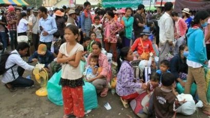 ពលករខ្មែរ​មួយចំនួន​ចូលធ្វើការវិញ​ខណៈមួយចំនួន​ត្រៀមក​វិញ​ក្រោយថៃ​ចាប់ខ្លួន